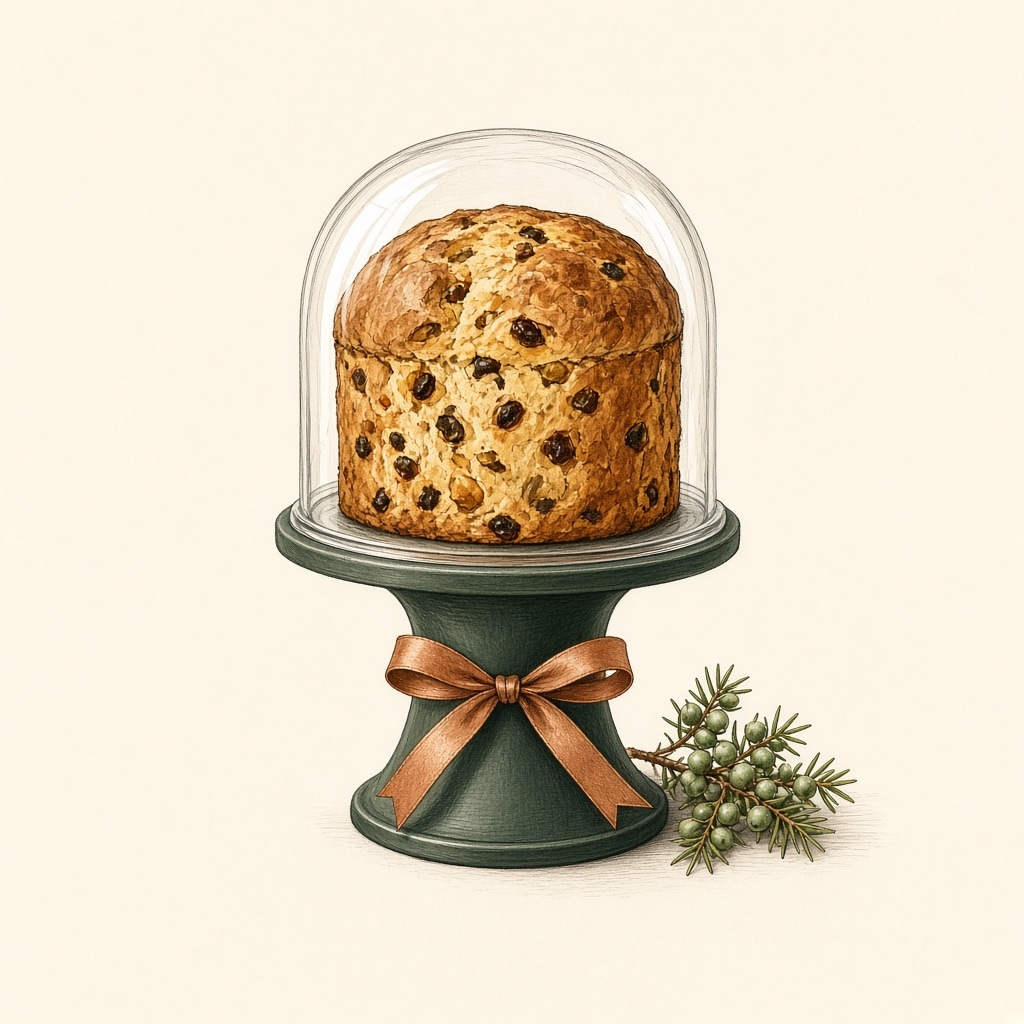 Panettone artigianale presentato come edizione limitata